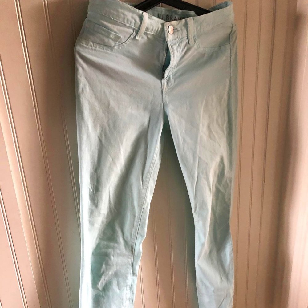 J Brand light teal / baby blue size 27 skinny jean